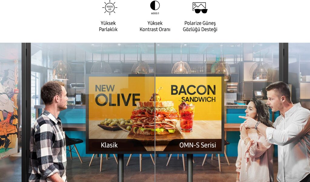 OM55N-S Samsung Signage Monitör