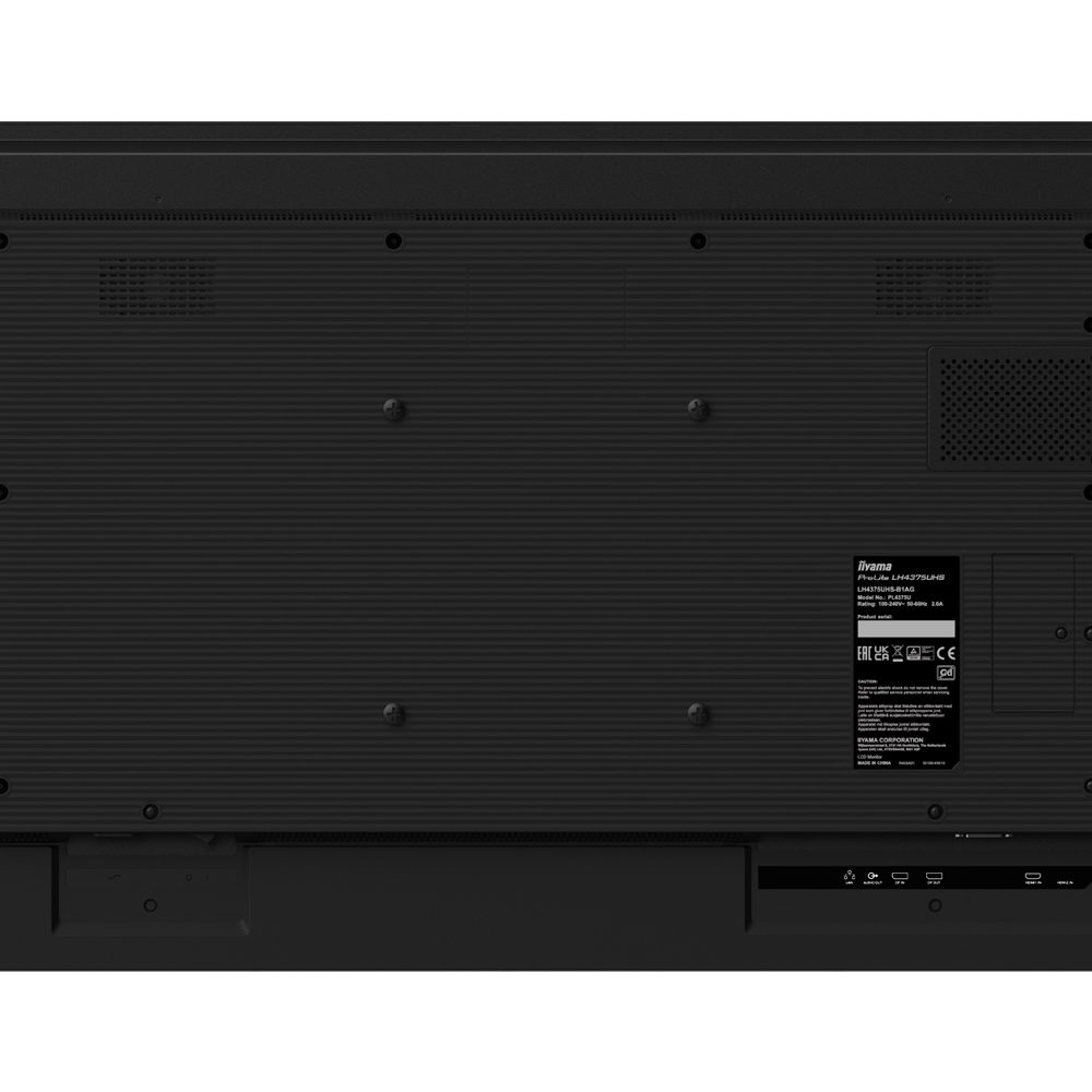 LH4375UHS-B1AG Signage Monitor