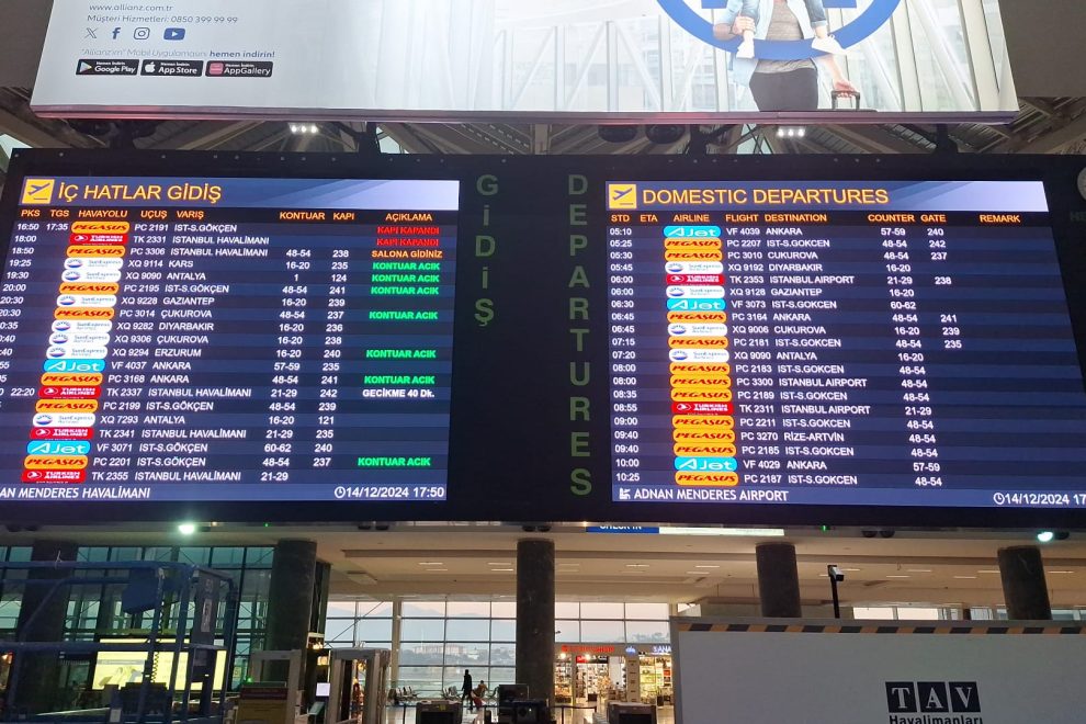 TAV Havalimanlari LED Ekran