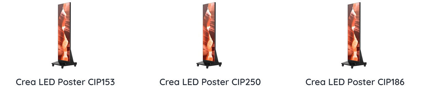 LED Ekran Çeşitleri LED Posterler