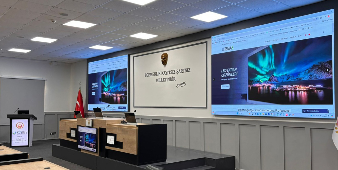 Toplantı Odaları ve Kurumsal Alanlarda LED Ekran Çözümleri 6