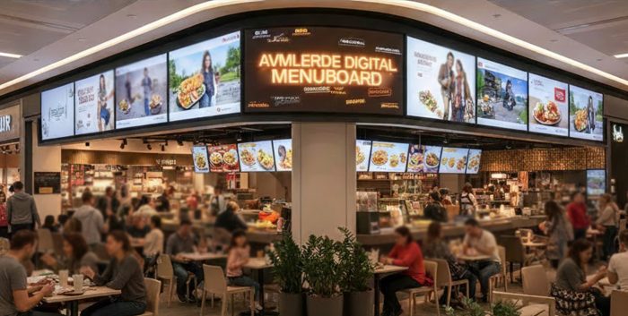 AVM’lerde Dijital Menuboard Çözümleri